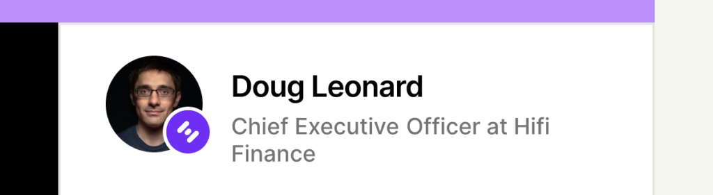 Doug-Leonard-CEO-HIFI-Token