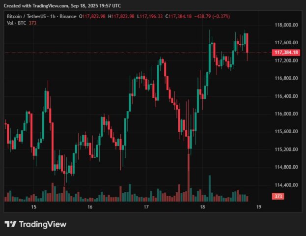 BTC Price trading view