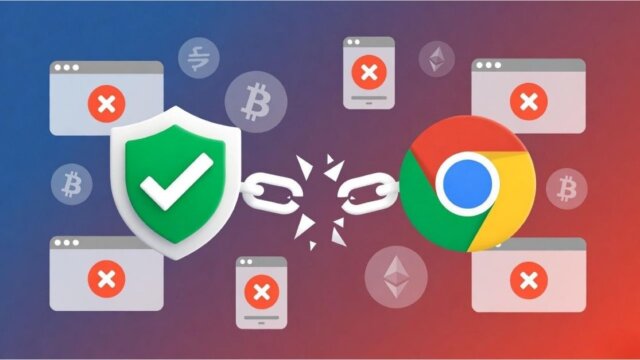 Broken chain connecting Trust Wallet to Chrome browser during extension downtime