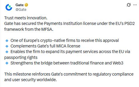 Gate.io Malta PSD2 license EU
