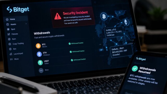 Bitget Resumes Bitcoin Withdrawals